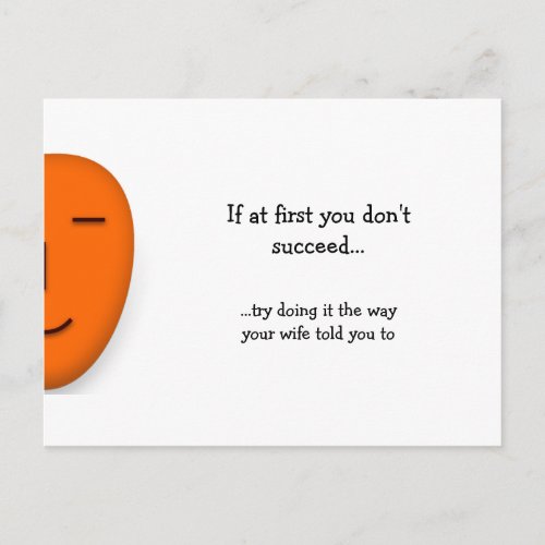 If You Dont Succeed _ Send a Smile Postcard
