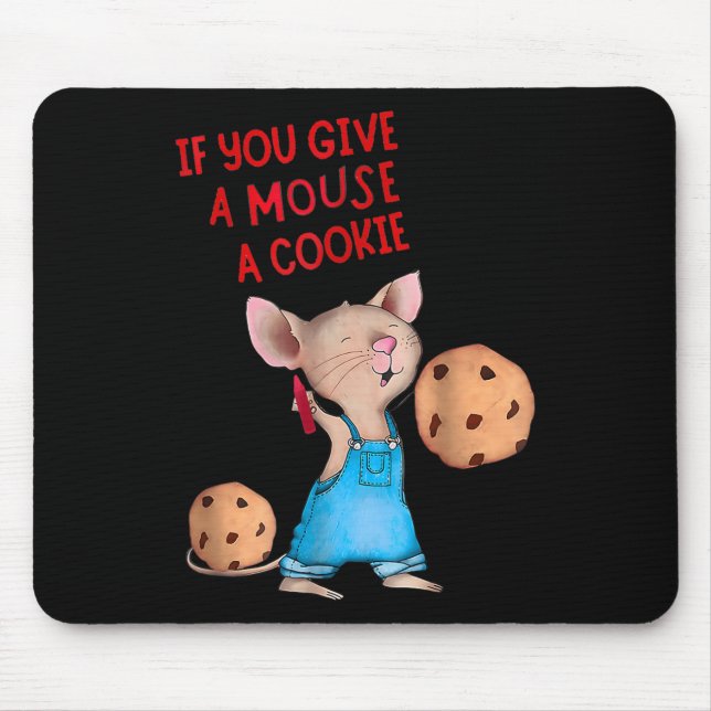 If You Give A Mouse A Cookie Costume Kids  Mouse Pad (Front)