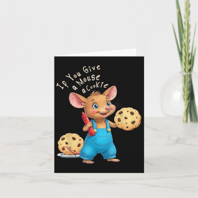 If You Give A Mouse A Cookie Kids  Card (Front)