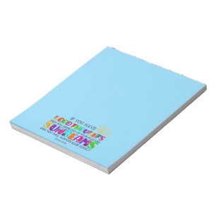 If You Have Good Thoughts They Will Shine Out Notepad
