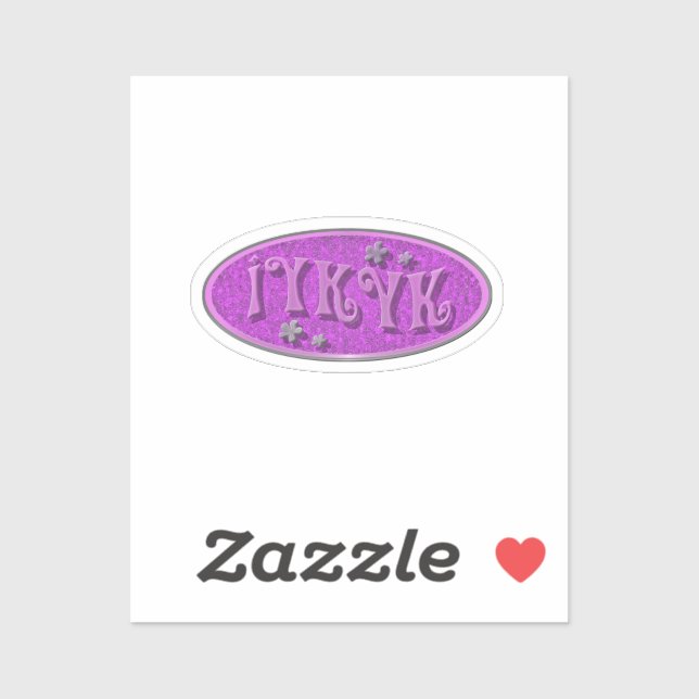 If You Know Slogan Epic Throwback Fun Look Sticker (Sheet)