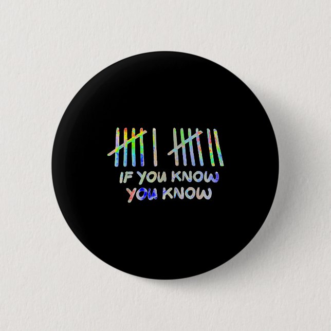 If You Know You Know 67 Six Seven Meme  Button (Front)