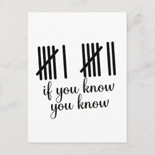 If You Know You Know Six Seven 6 7 Math  Postcard