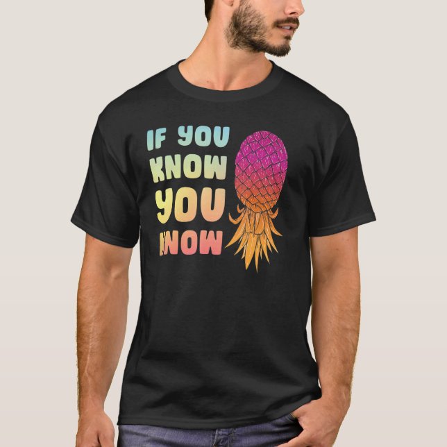 If You Know You Know  Swinging Swinger Couple T-Shirt (Front)