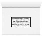 If You Love Something, Set It Free... Cards (Inside Horizontal (Bottom))