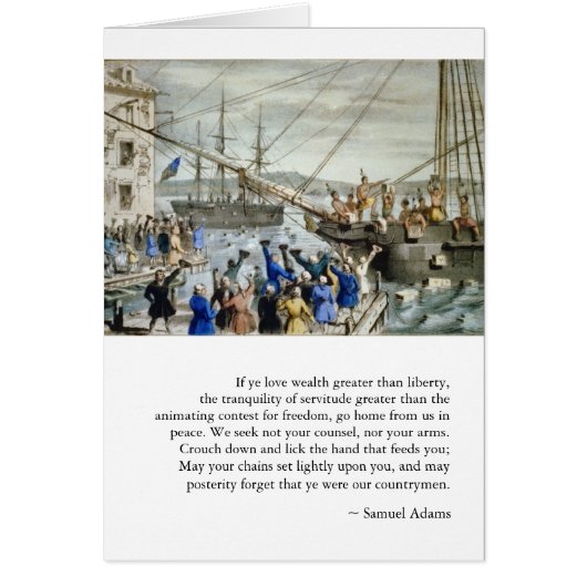 If You Love Wealth Greater Than Liberty Card (Front)