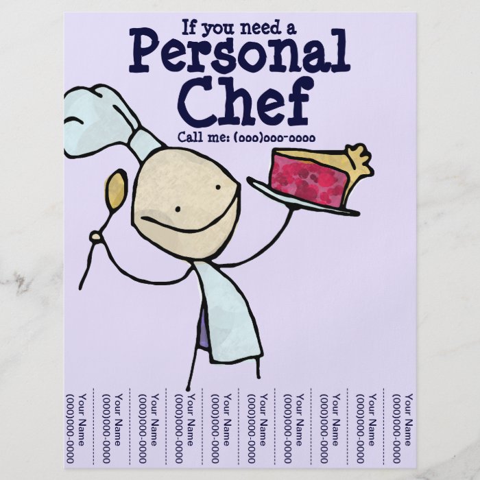 If you need a Personal Chef Flyer