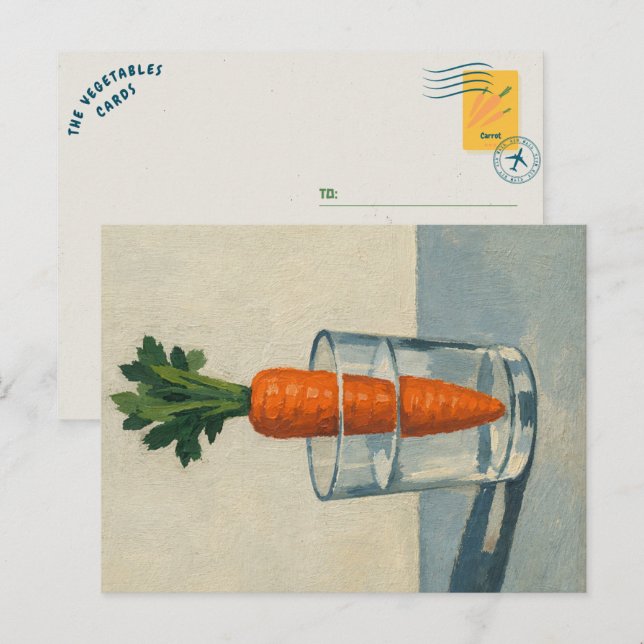 If You Plant It, It Will Grow | Carrot Postcard (Front/Back)