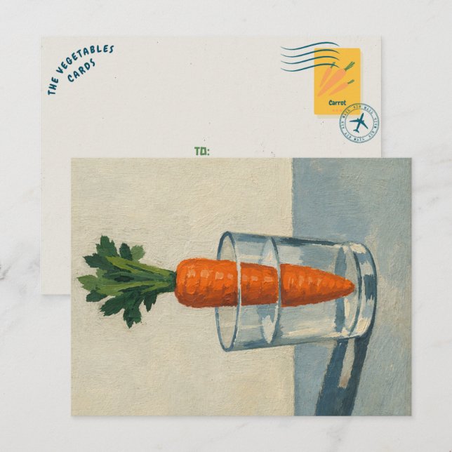 If You Plant It, It Will Grow | Carrot Postcard (Front/Back)