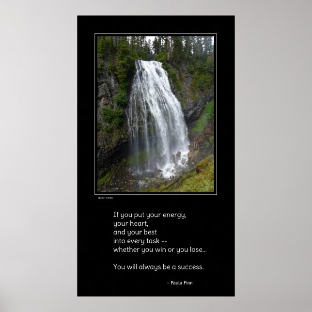 If you put your energy...Inspirational poster (Front)