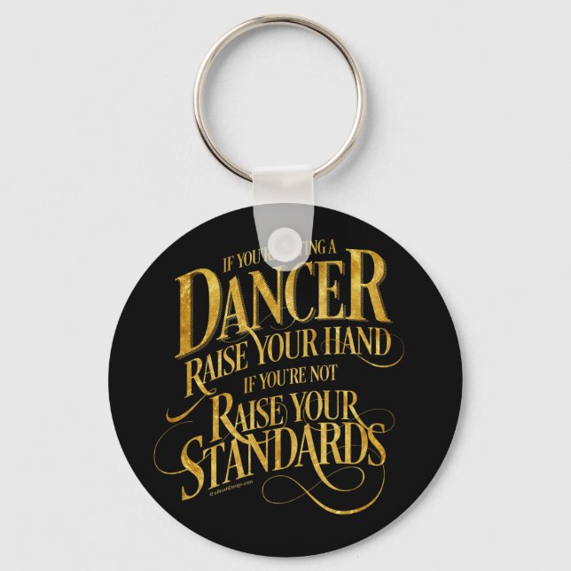 If You’re Dating A Dancer Keychain (Front)