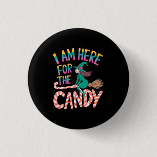 If You Read This She Fell Off Funny Halloween Button
