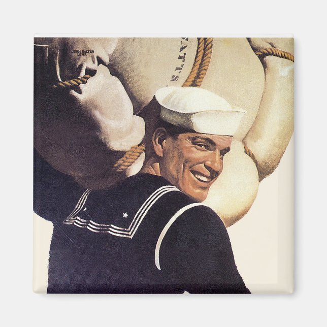 If you tell where he's going... magnet (Front)