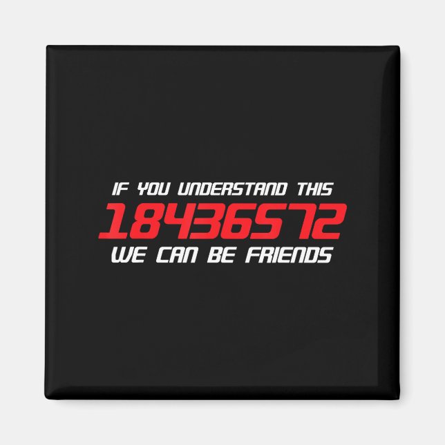 If You Understand This 18436572 Funny Mechanic Car Magnet (Front)