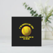 If you wanted a soft serve funny tennis ball sport (Standing Front)