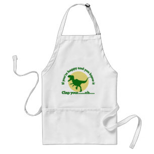 If youre happy and you know it adult apron