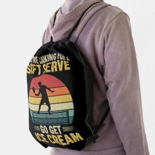 If You're Looking For A Soft Serve Pickleball Drawstring Bag