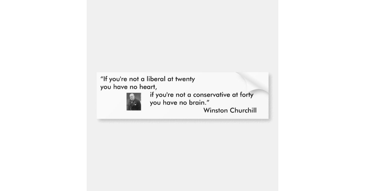 If you're not a liberal bumper sticker Zazzle