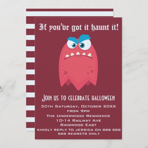 IF YOUVE GOT IT HAUNT IT PARTY INVITATION