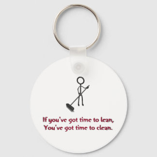 If you've got time to lean keychain