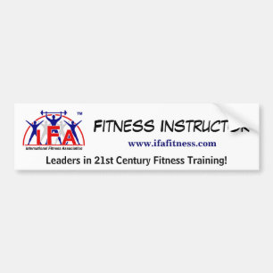 IFA Fitness Instructor Bumper Sticker