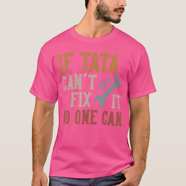 Ifata Cant Fi It No One Can Funnyata Fathers Day v T-Shirt (Front)