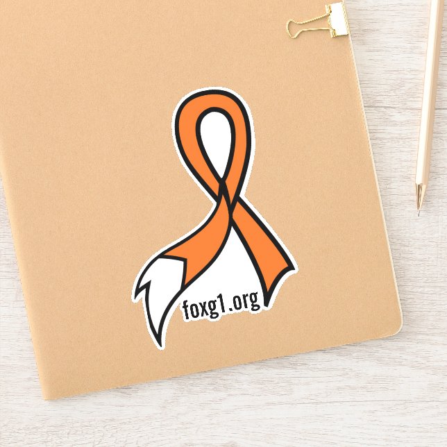 IFF Foxtail awareness ribbon Sticker (Notebook)
