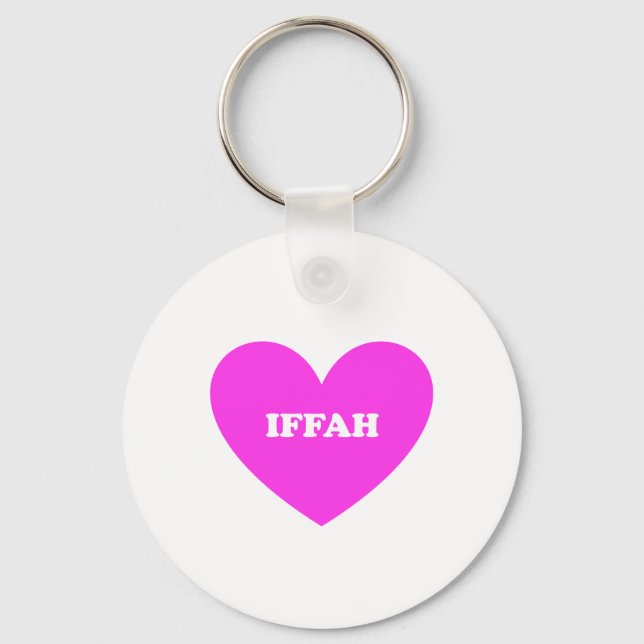 Iffah Keychain (Front)