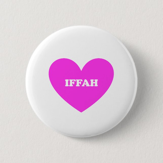 Iffah Pinback Button (Front)