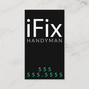iFix. Handyman Repair Business Customizable Card