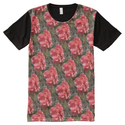 iFlowers the World WABStreetArt Designs World All-Over-Print Shirt