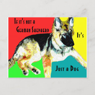 If's it's Not a German Shepherd Postcard