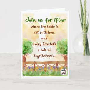 Iftar Invitation - Landscape