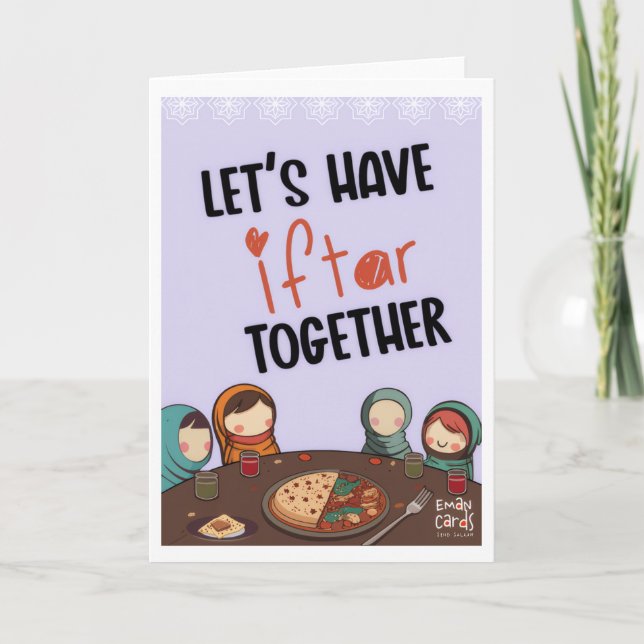 Iftar Invite - Friends (Front)