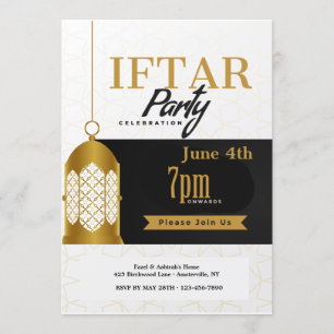 Iftar Party Lantern Invitation