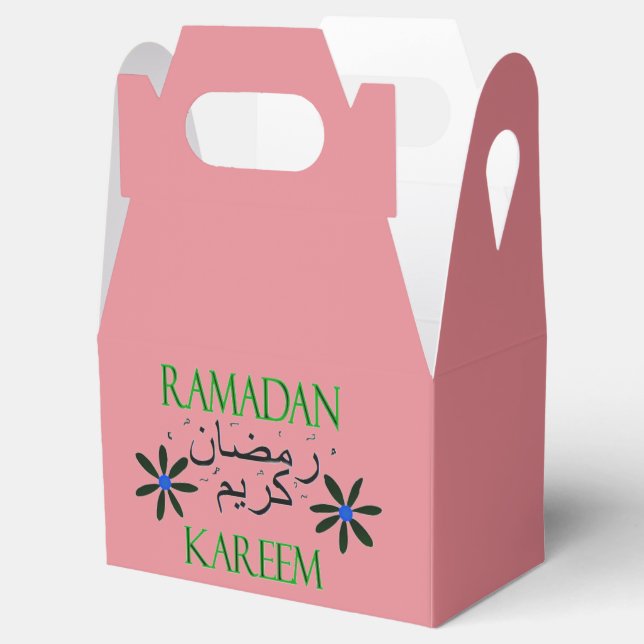 Iftar Ramadan kareem Favor Boxes (Opened)