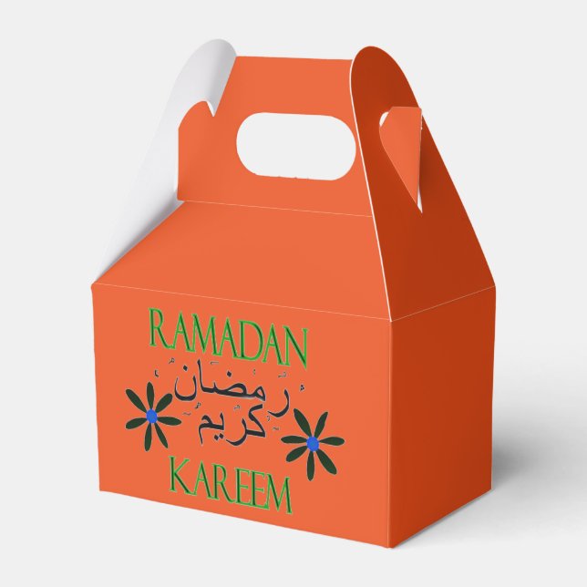 Iftar Ramadan kareem Favor Boxes (Front Side)