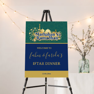 Iftar Welcome Sign,Eid Dinner Welcome Poster