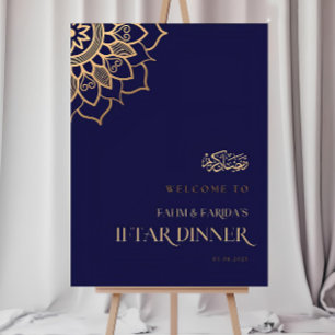 Iftar Welcome Sign, Eid Dinner Welcome Poster, Ram Foam Board