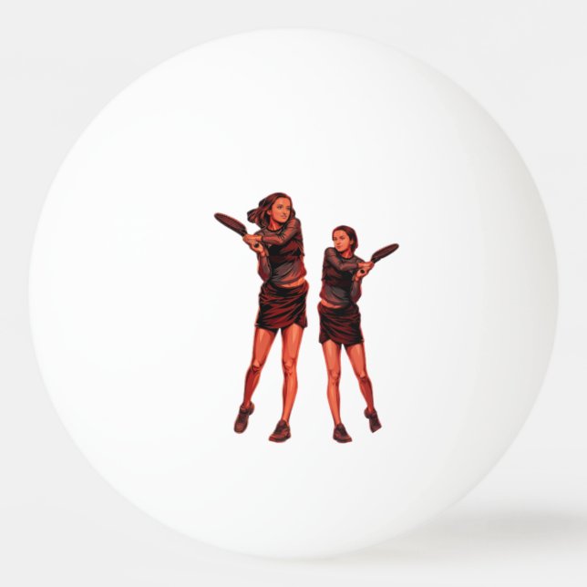 Iga Swiatek Ping Pong Ball (Front)
