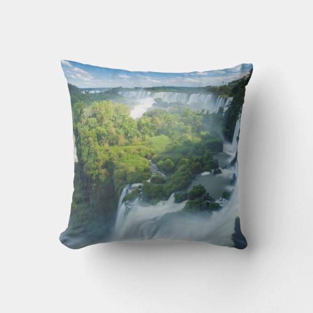 Igauzu Falls In Argentina Throw Pillow (Front)