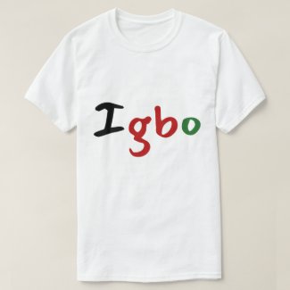 Igbo Colorful Pan African Text