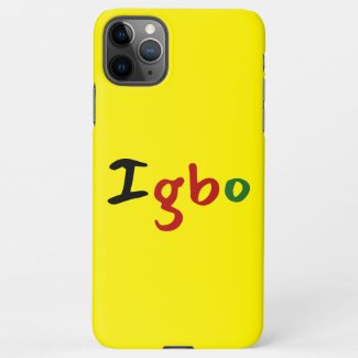 Igbo Yellow Modern iPhone 11Pro Max Case