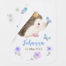 Igel blue 1 - watercolor design | personalized