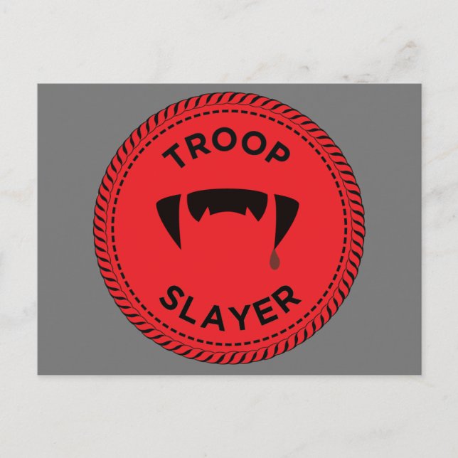 IGGPPCamp 2020 Troop Pride Badge Postcard Teeth (Front)