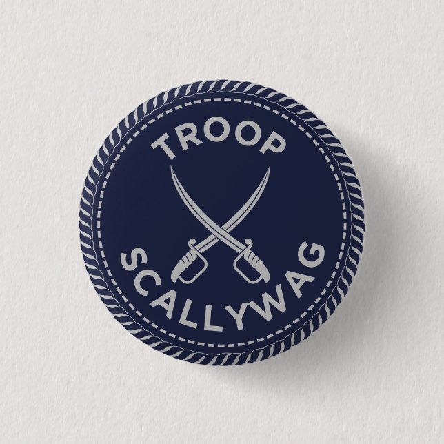IGGPPCamp 2022 Troop Pride Button Blue (Front)
