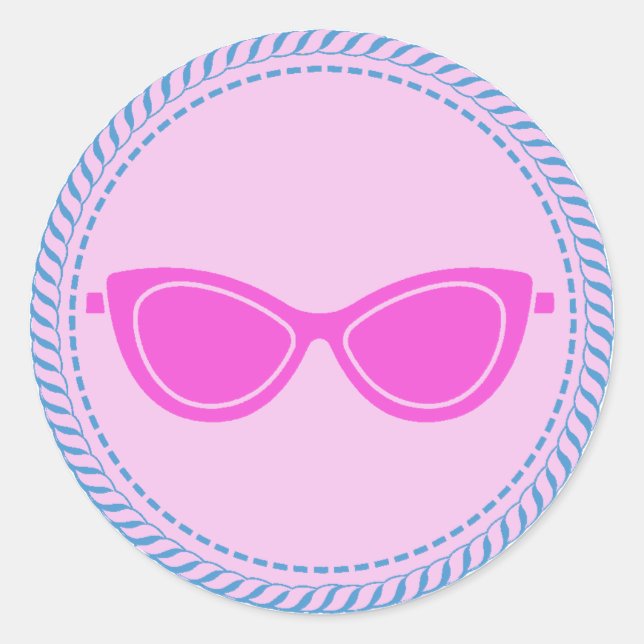 IGGPPCamp 2025 Troop Sunset Pride Classic Round Sticker (Front)