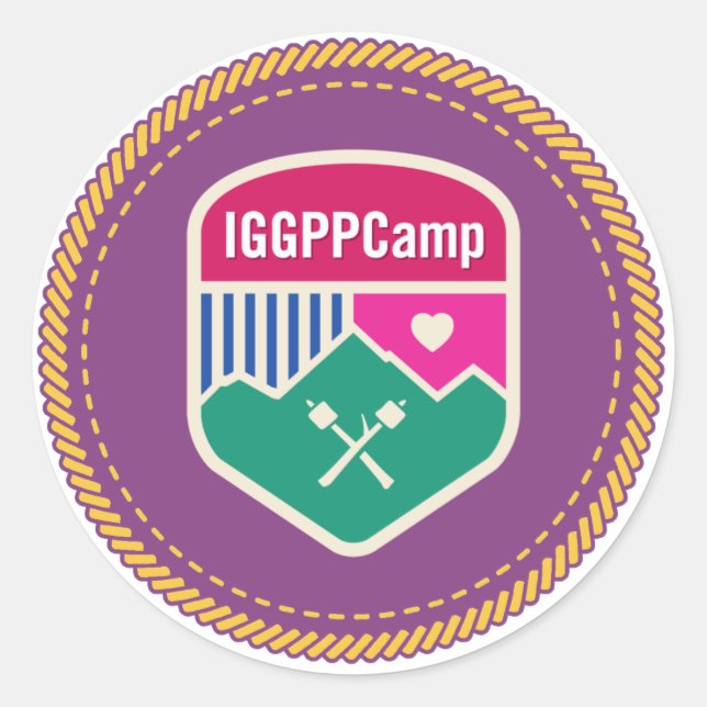 IGGPPCamp Badge Sticker (Front)