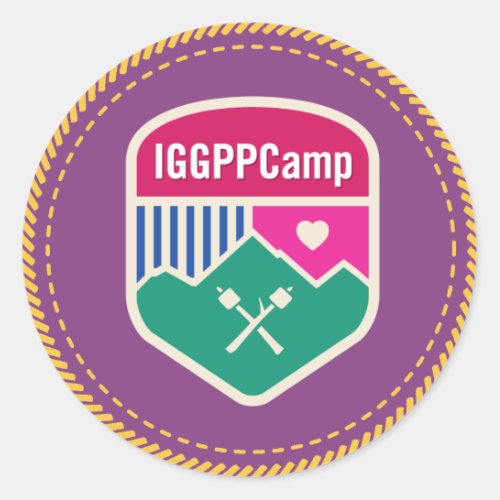 IGGPPCamp Badge Sticker