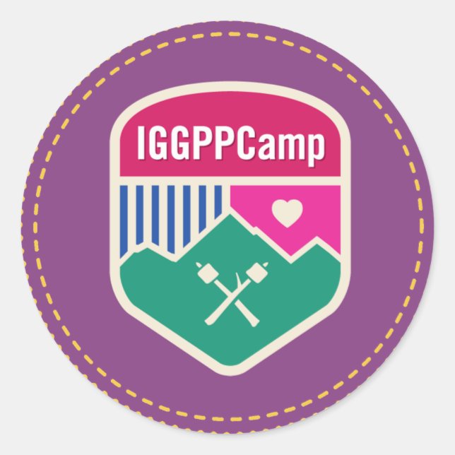 IGGPPCamp Badge Sticker (Front)